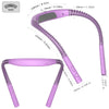 LED Neck Reading Light with Flexible Arms and Three Colour Modes