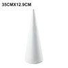 Christmas Foam Cones Polystyrene Foam Tip Cone DIY Craft Accessory Handmade Party Celebration Festival Decorations