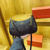 Women’s Vintage-Style PU/PVC Zip-Up Shoulder Bag