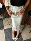 TOSSY Women’s High-Waist Lace Skirt