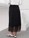 TOSSY Women’s High-Waist Lace Skirt