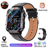 2026 New Military Smart Watch Men IP67 3ATM Outdoor Sports Fitness Tracker Blood Pressure Health Monitor BT Calls GPS Smartwatch