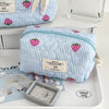 Airfriend JTTU602 Cotton Cosmetic Bag with Nylon Lining