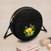 Women’s Mushroom-Print Zip-Up Shoulder Bag